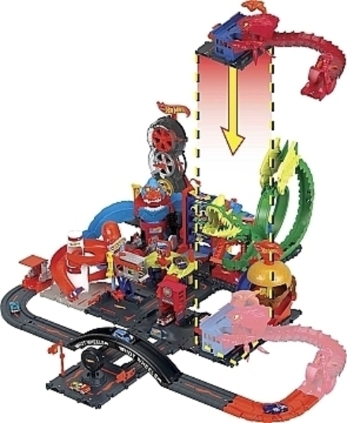 Игровой набор "Паркинг в центре города" Hot Wheels - Pampik - 6