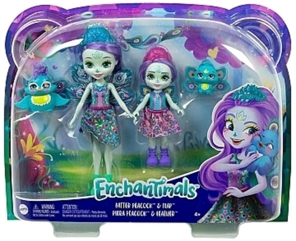 Игровой набор "Павлин Петтер с младшей сестренкой" Enchantimals - Pampik - 4