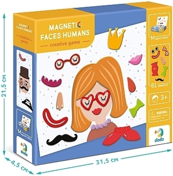 Пазлы магнитные "Магнитные лица", 58 эл. Dodo - Pampik - 3