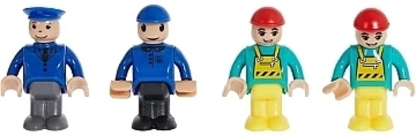 Конструктор "Поезд DF5 1391 с рельсами", красный ZIPP Toys - Pampik - 8