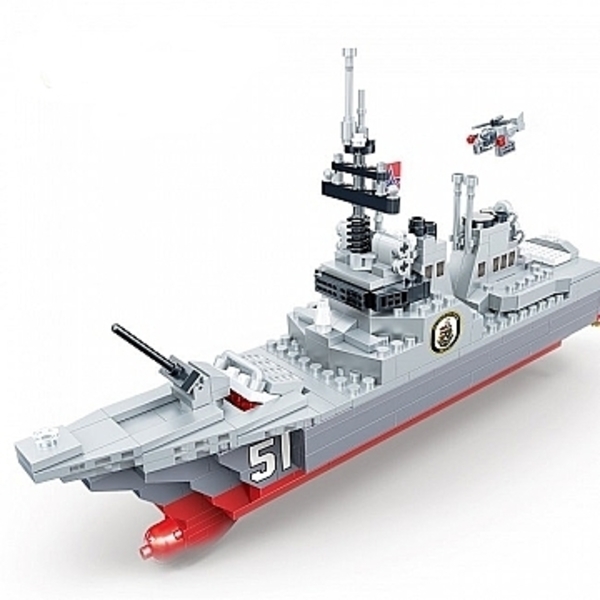 Конструктор "Флот. Эсминец", 471 деталей Banbao - Pampik