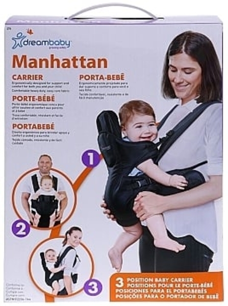 Рюкзак-переноска Dreambaby Manhattan, чорний (G296) - Pampik