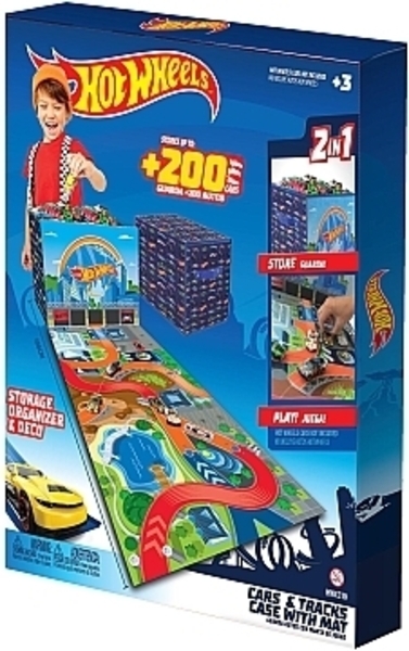 Игровой ящик с ковриком-трассой Hot Wheels - Pampik