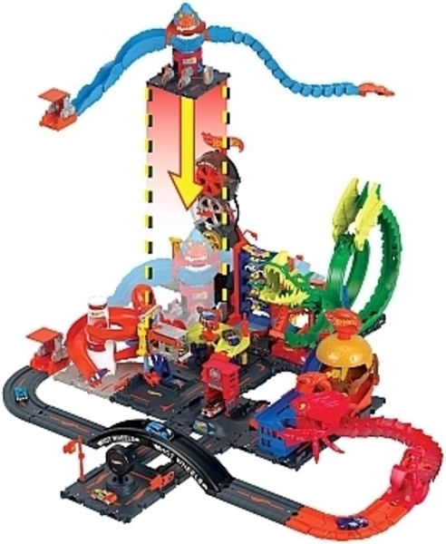 Игровой набор "Опасные существа. Спасение от гориллы" Hot Wheels - Pampik - 4