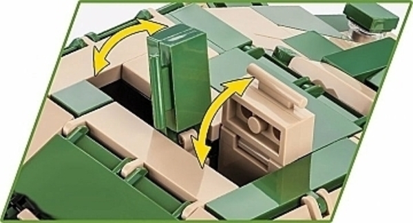 Конструктор WWII "САУ Хетцер", 555 деталей Cobi - Pampik - 8