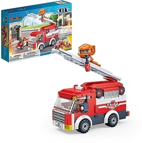 Конструктор "Пожарная машина" (229дет.) Banbao, 229дет. - Pampik