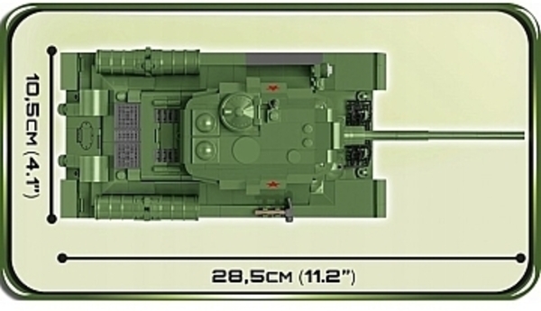 Конструктор WWII "Советский танк Т-34-85", 668 деталей Cobi - Pampik - 6