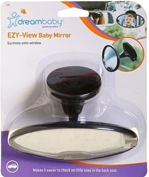 Додаткове дзеркало Dreambaby EZY-View овальне, чорний (G1230) - Pampik