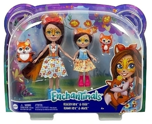 Игровой набор "Лисичка Фелисити с младшей сестренкой" Enchantimals - Pampik - 4