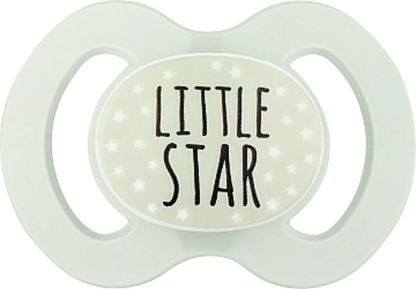 Пустышка силиконовая Baby-Nova симметричная, р.1, серый, 2 шт. (3962015) - Pampik - 2