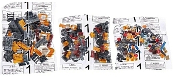 Конструктор "Поезд DPK32 с рельсами", желто-черный ZIPP Toys - Pampik - 12