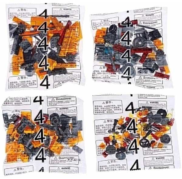 Конструктор "Поезд DPK32 с рельсами", желто-черный ZIPP Toys - Pampik - 9