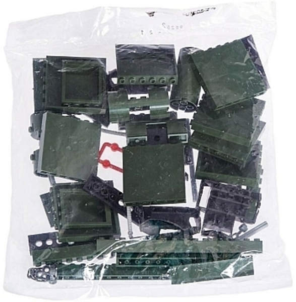 Конструктор "Поезд DF2159 с рельсами", зеленый ZIPP Toys - Pampik - 4