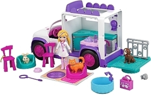 Игровой набор "Мобильная ветеринарная клиника" Polly Pocket - Pampik - 2
