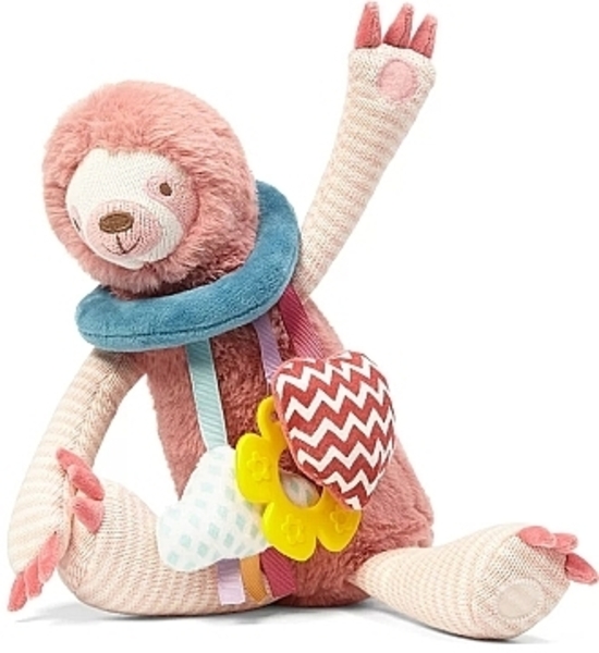 Развивающая игрушка-подвеска для коляски "Маленькие друзья. Ленивец Лион" BabyOno - Pampik