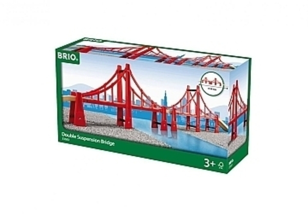 Двойной подвесной мост для деревянной железной дороги Brio - Pampik