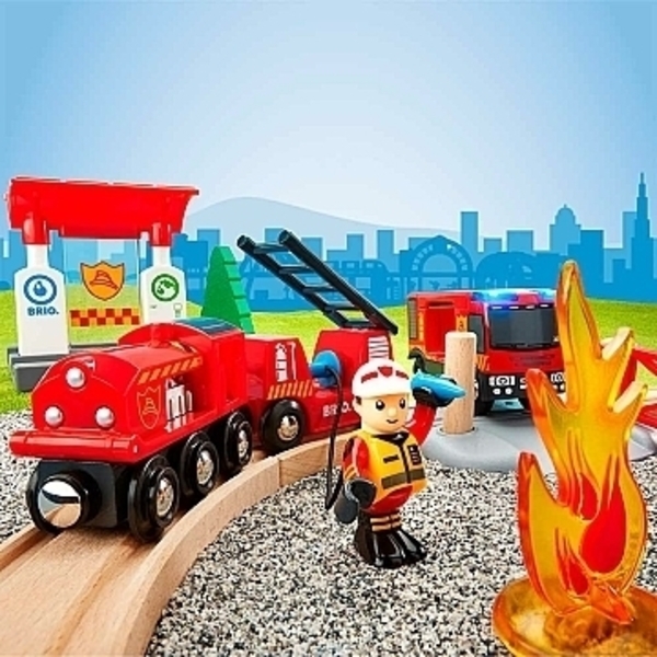 Дитяча залізниця Brio Пожежна станція - Pampik - 5