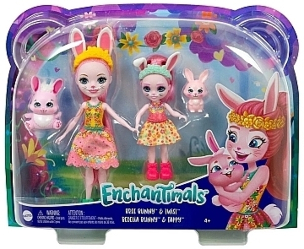 Игровой набор "Кролик Бри с младшей сестренкой" Enchantimals - Pampik - 4
