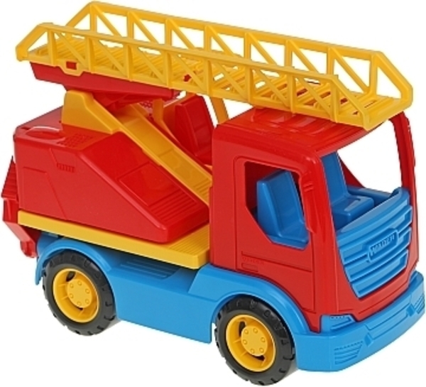 Машинка Tigres Tech Truck Пожежна, червоно-синій з жовтим (39885) - Pampik