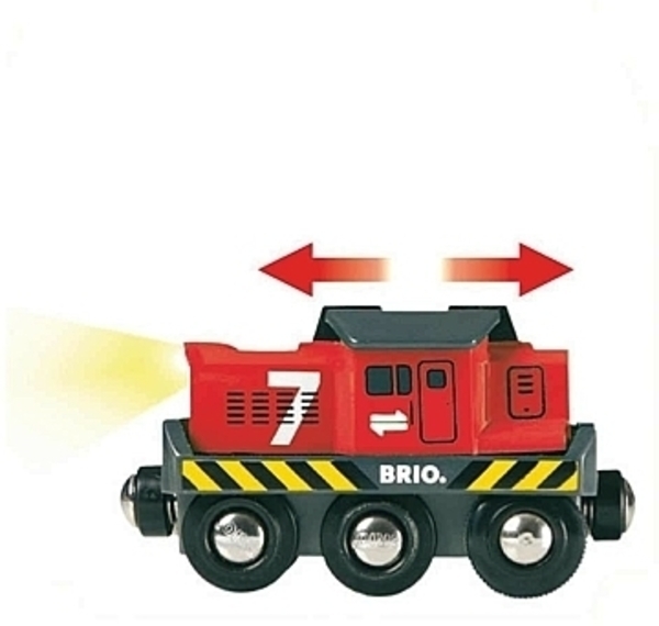 Детская железная дорога с мостовым краном Deluxe, 54 элемента Brio - Pampik - 5