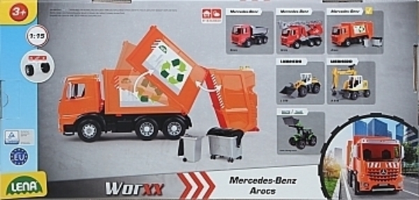 Мусоровоз Arocs, светло-оранжевый LENA - Pampik - 2