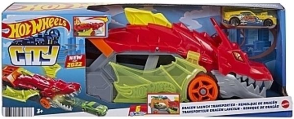 Грузовик-транспортер "Пасть дракона" Hot Wheels - Pampik