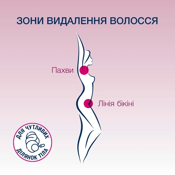 Воскові смужки Veet для депіляції чутливої ​​шкіри лінії бікіні та під пахвами з ароматом оксамитової троянди та ефірної олії, 14 шт. - Pampik - 2