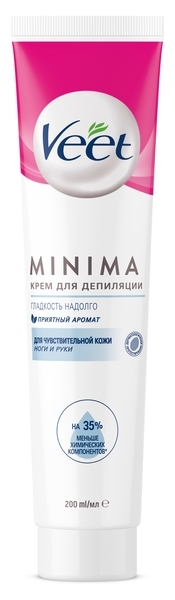 Крем для депіляції Veet Minima для чутливої ​​шкіри, 200 мл - Pampik - 3