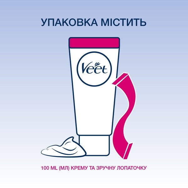 Крем для депіляції чутливої ​​шкіри Veet Minima, 100 мл - Pampik - 6