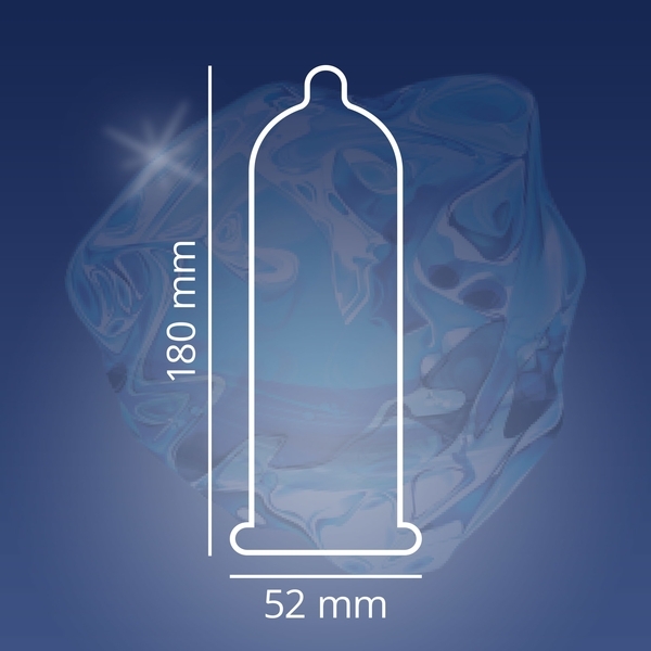 Презервативи латексні з силіконовою змазкою Contex Long Love, з анестетиком, 12 шт. - Pampik - 2