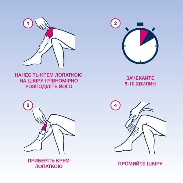 Крем для депіляції чутливої ​​шкіри Veet Minima, 100 мл - Pampik - 5