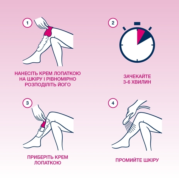 Крем для депіляції нормальної шкіри Veet Minima, 100 мл - Pampik - 5