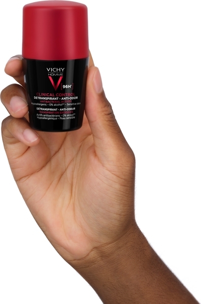 Кульковий антиперспірант для чоловіків Vichy Deo Clinical Control, 96 годин захисту проти надмірного потовиділення та запаху, 50 мл - Pampik - 5