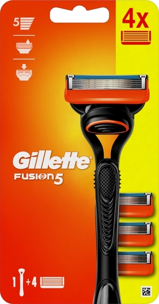 Бритва для гоління Gillette Fusion5 c 4 змінними картриджами - Pampik - 2