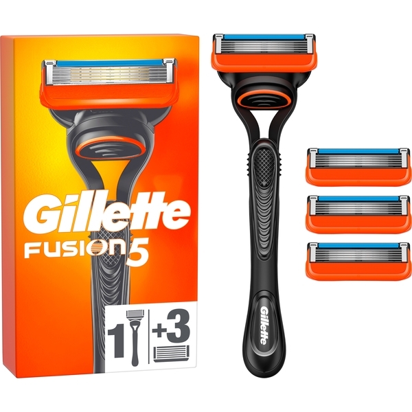 Бритва для гоління Gillette Fusion5 c 4 змінними картриджами - Pampik