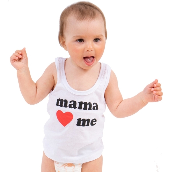 Маєчка Demi Мама, кулір, р.80, білий - Pampik