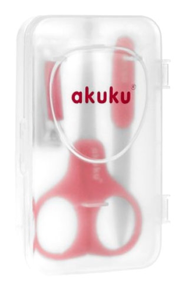 Детский маникюрный набор Akuku, красный (A0042) - Pampik