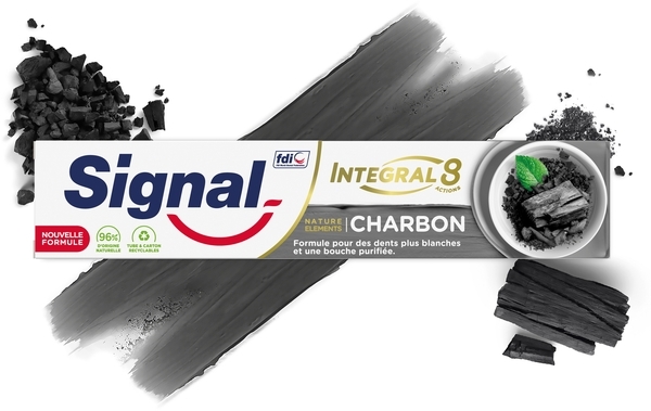 Зубная паста Signal Integral 8 Natural Elements Отбеливание и Детокс с углем, 75 мл - Pampik - 2