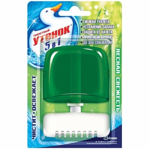 Підвісний блок для унітазу Туалетне Каченя Лісова свіжість, змінний, 55 мл - Pampik