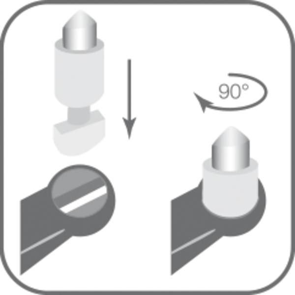 Зубна щітка Paro Swiss S43 з монопучковою насадкою, м'яка, помаранчевий - Pampik - 5