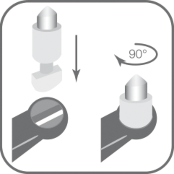 Зубна щітка Paro Swiss S39 з монопучковою насадкою, м'яка, блакитний - Pampik - 5