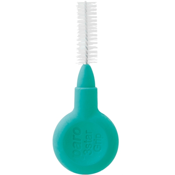 Межзубные ершики Paro Swiss 3star Grip,средний, 4,5 мм, зеленый, 4 шт. - Pampik