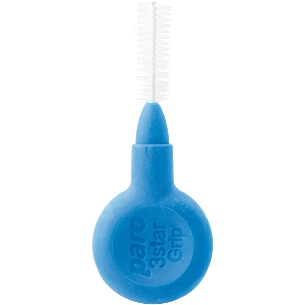 Міжзубні йоржики Paro Swiss 3star Grip, x-тонкі, 3,5 мм, синій, 4 шт. - Pampik