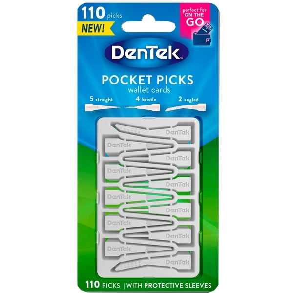 Кишенькові зубочистки DenTek, 110 шт. - Pampik