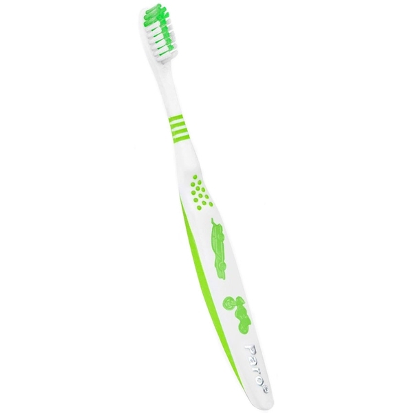 Дитяча зубна щітка Paro Swiss Junior, м'яка, салатовий - Pampik
