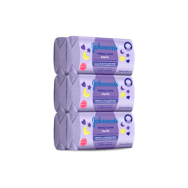 Детское мыло Johnson’s Baby Перед сном, 6 шт. по 90 г - Pampik