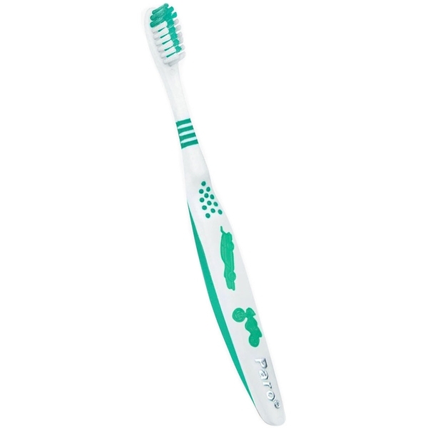 Дитяча зубна щітка Paro Swiss Junior, м'яка, зелений - Pampik