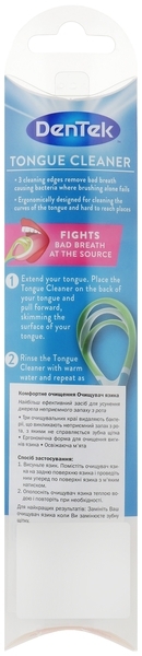 Очищувач язика DenTek Комфортне очищення, блакитний - Pampik - 3