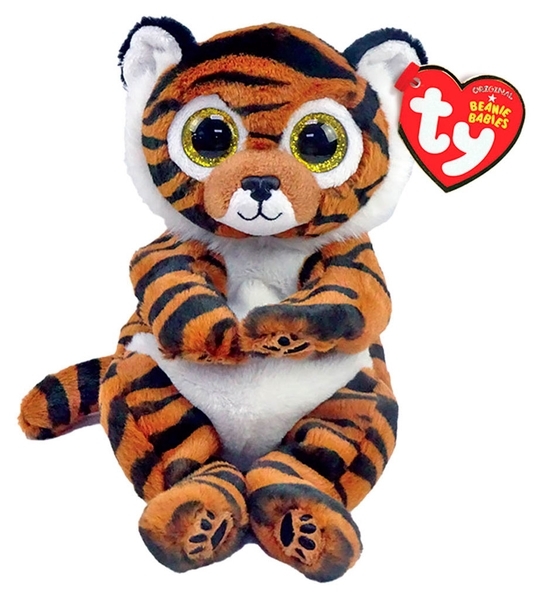 М'яка іграшка TY Beanie Babies Тигреня Clawdia, 22 см (40546) - Pampik