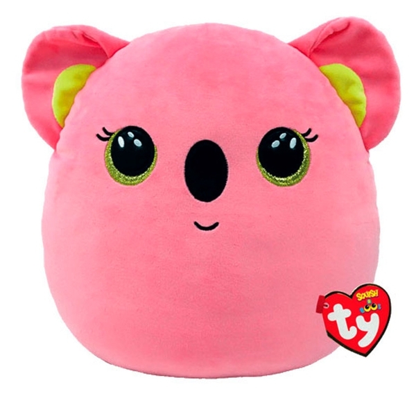 М'яка іграшка TY Squish-a-boos Рожева коала Poppy, 20 см (39226) - Pampik